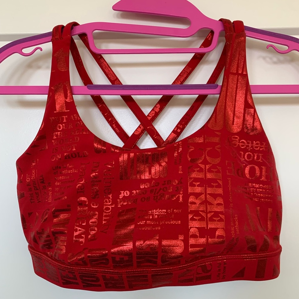 Lululemon Energy Bra *Manifesto